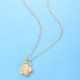 Camellia dripping plastic necklace female
